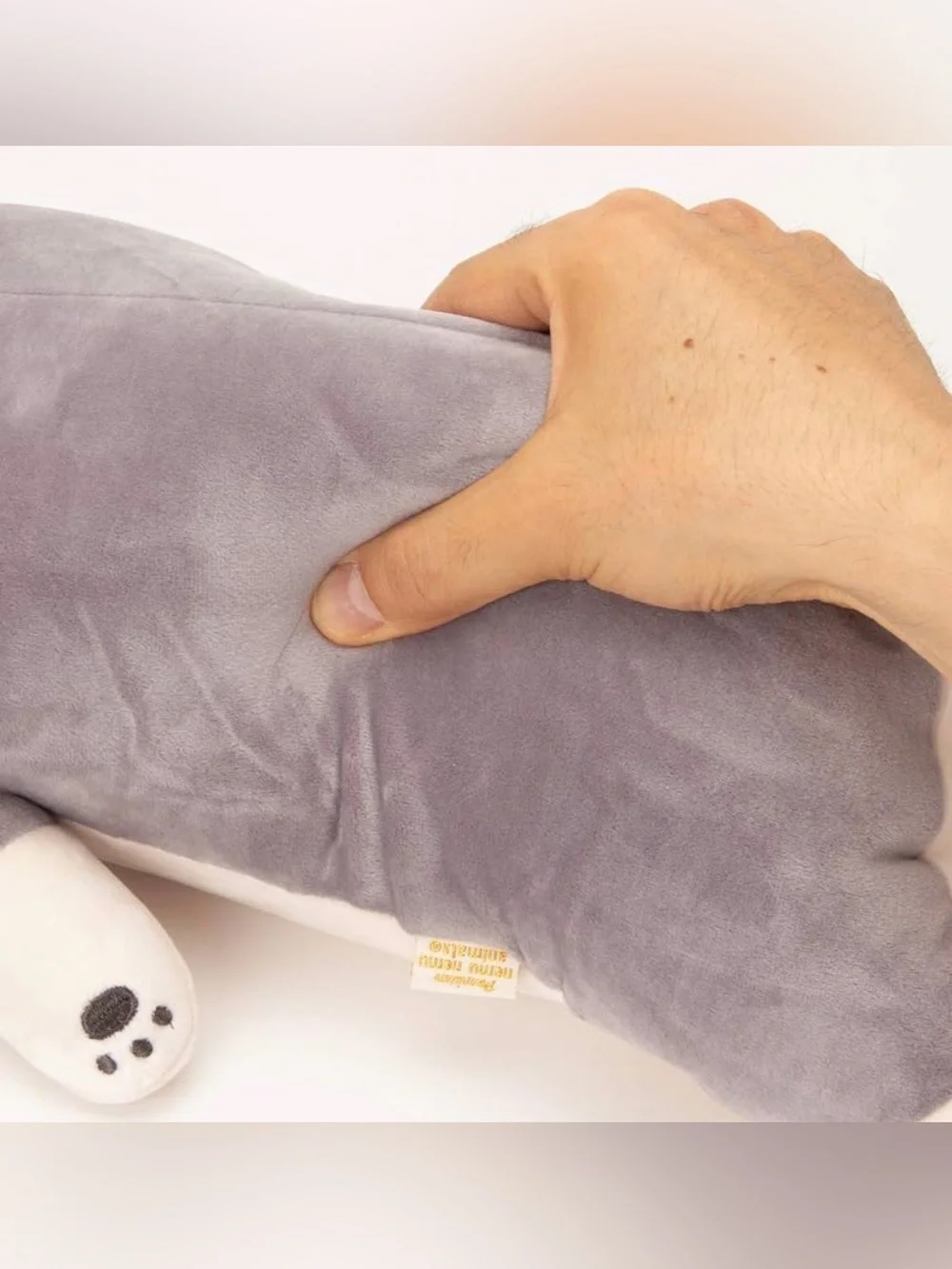 NEW Premium Nemu Nemu Animals Hug Pillow Husky Dog, Size L 26.4 inch